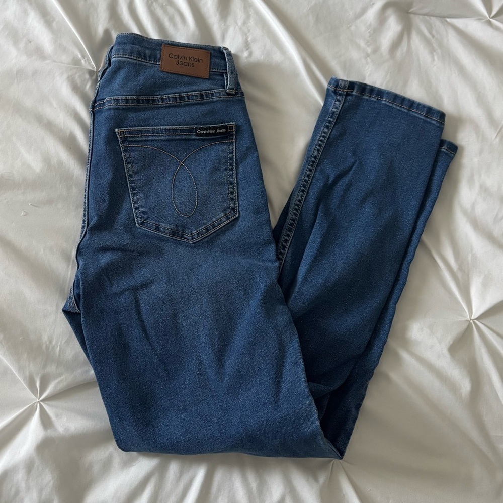 Calvin Klein Blue Straight Jeans
